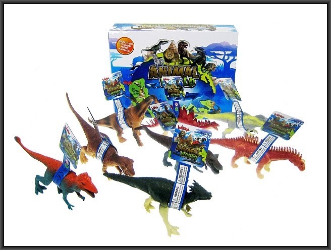 DINOSAURS 25CM 8-TYPES OF HIPO